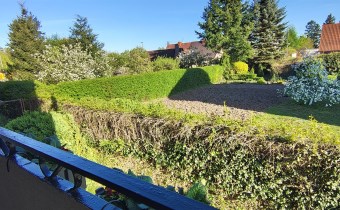 balkon widok na ogródki