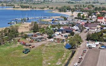 Lubczyna panorama z lotu ptaka
