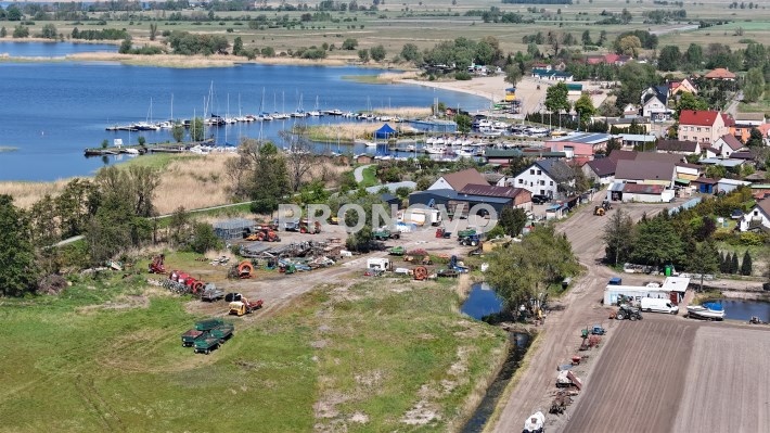 Lubczyna panorama z lotu ptaka